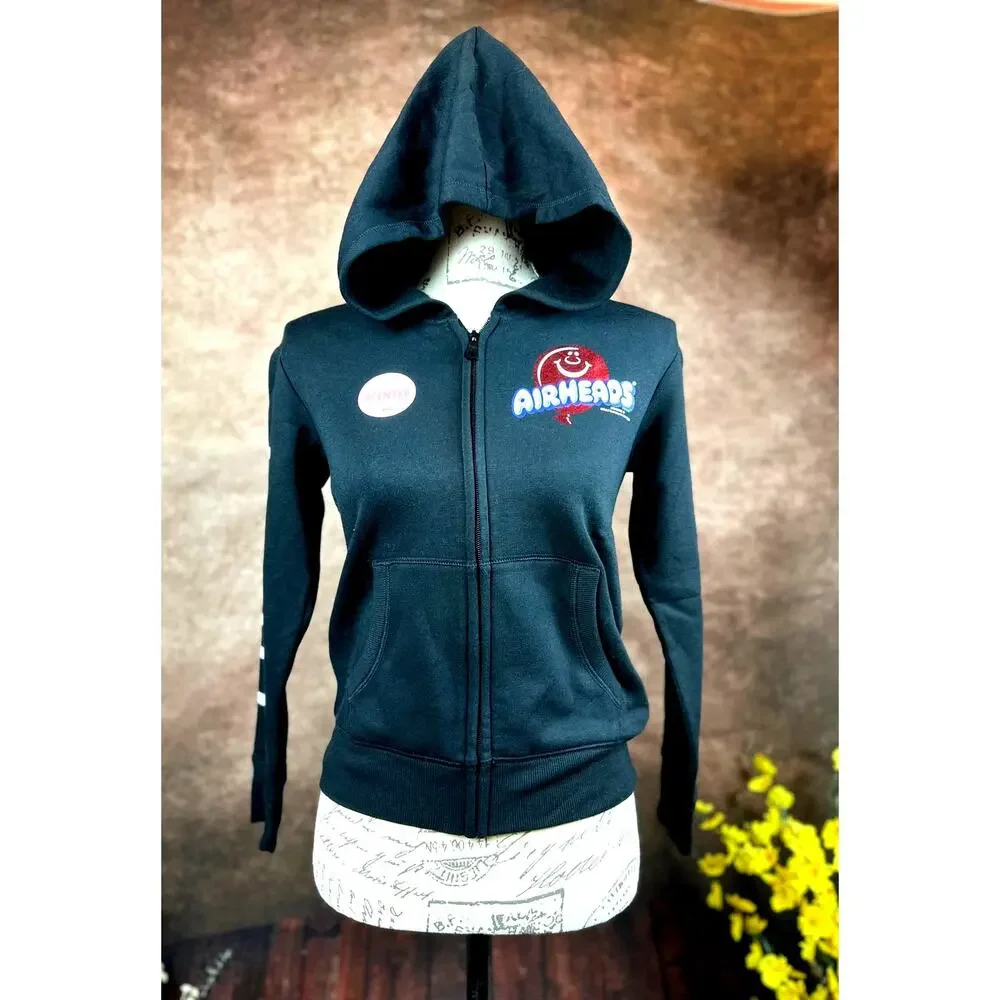 Justice Candy Graphic Zip-Up Hoodie - Girls Size M (10)